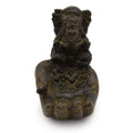 Ganesh and Hand Incense Burner in Antique Finish