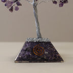Amethyst Gemstone Tree with Orgonite Base - 160 Stones – view 2