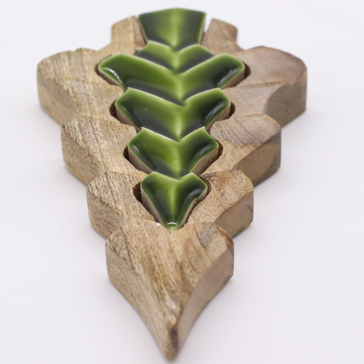 Small Tree in a Tree Wooden Decoration - 15 x 10 cm – view 2