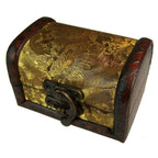 Colonial Box, Gold Panel, Vintage Style, Medium