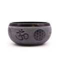 Earth Powder Singing Bowl - Om Five Buddha (16cm)