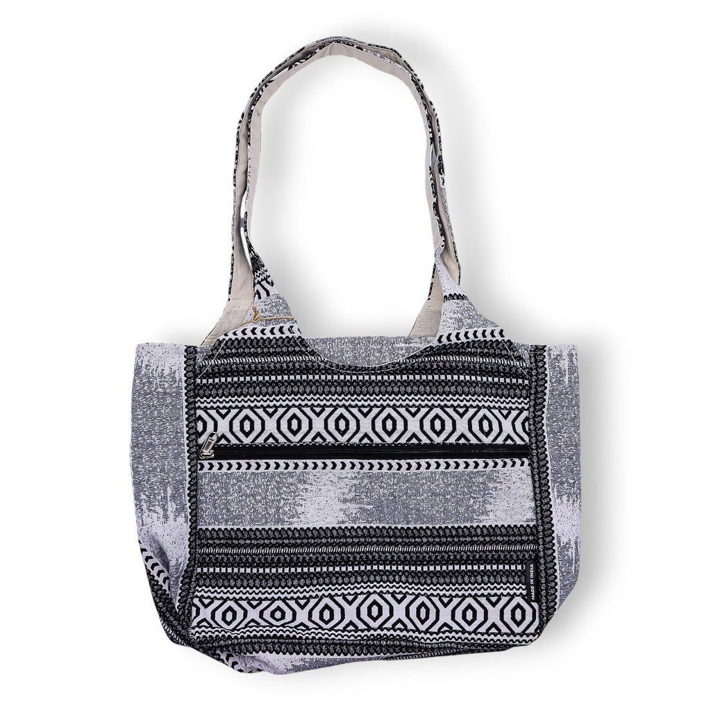 Urban Caravan Monochrome Jacquard Tote Bag 35x35cm – view 10