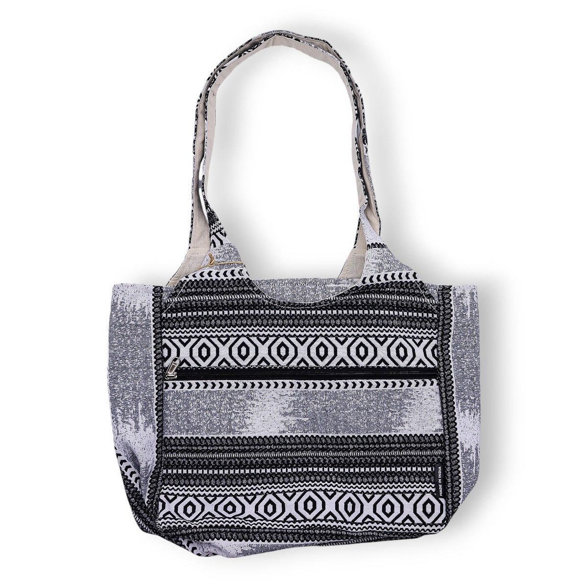 Urban Caravan Monochrome Jacquard Tote Bag 35x35cm – view 10