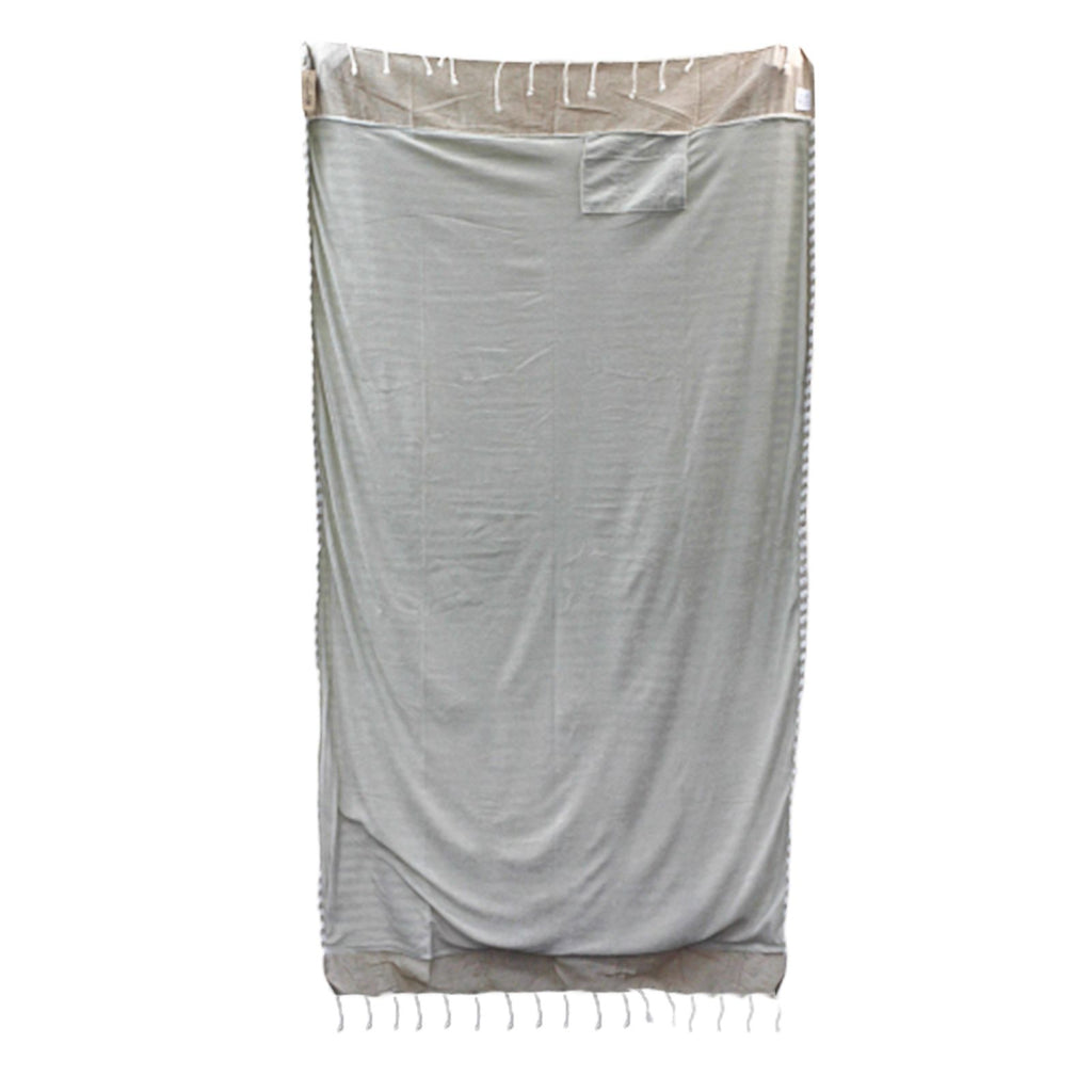 Cotton Pareo Towel - 100x180 cm - Warm Sand – view 7