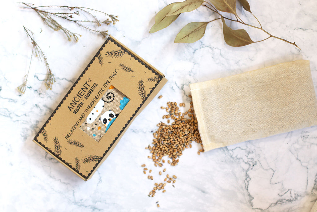 Lavender Eye Pillow with Gift Box - Sleepy Panda Print