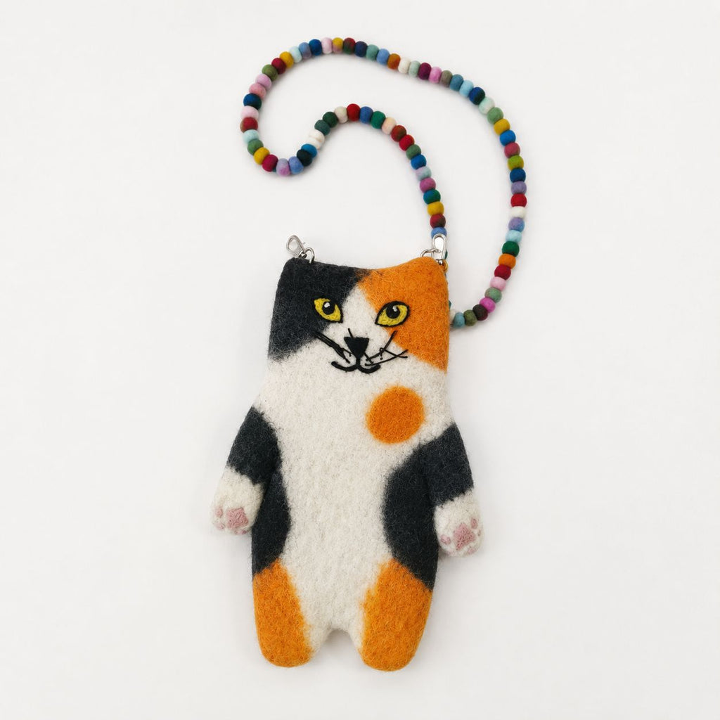 Whitney the Flat Cat Felted Bag - 34x23cm – view 4