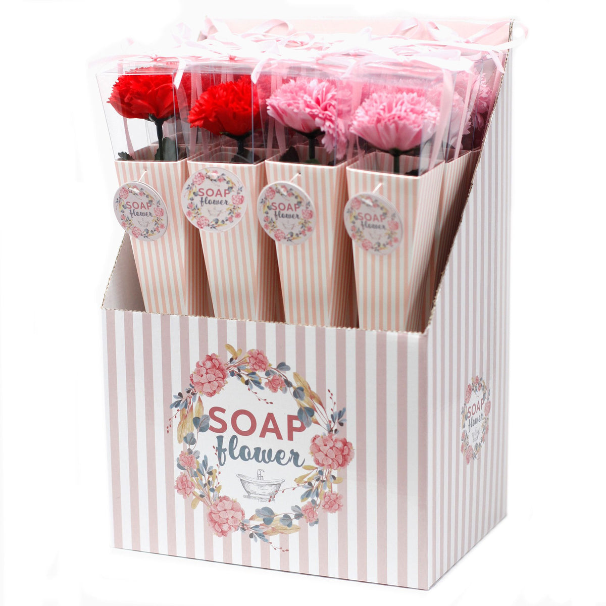 Medium Carnation Soap Flower – view 5