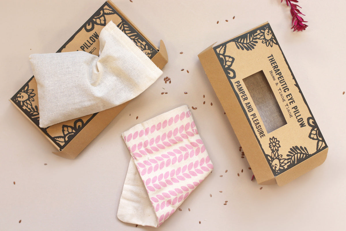 Agnes + Cat Pamper & Pleasure Rose Eye Pillow – view 9