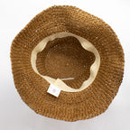 Nomad Sari Floppy Straw Sun Hat - Natural Coffee – view 6