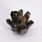 Smoky Ghost Quartz Crafted Cluster, approx 8cm – view 3