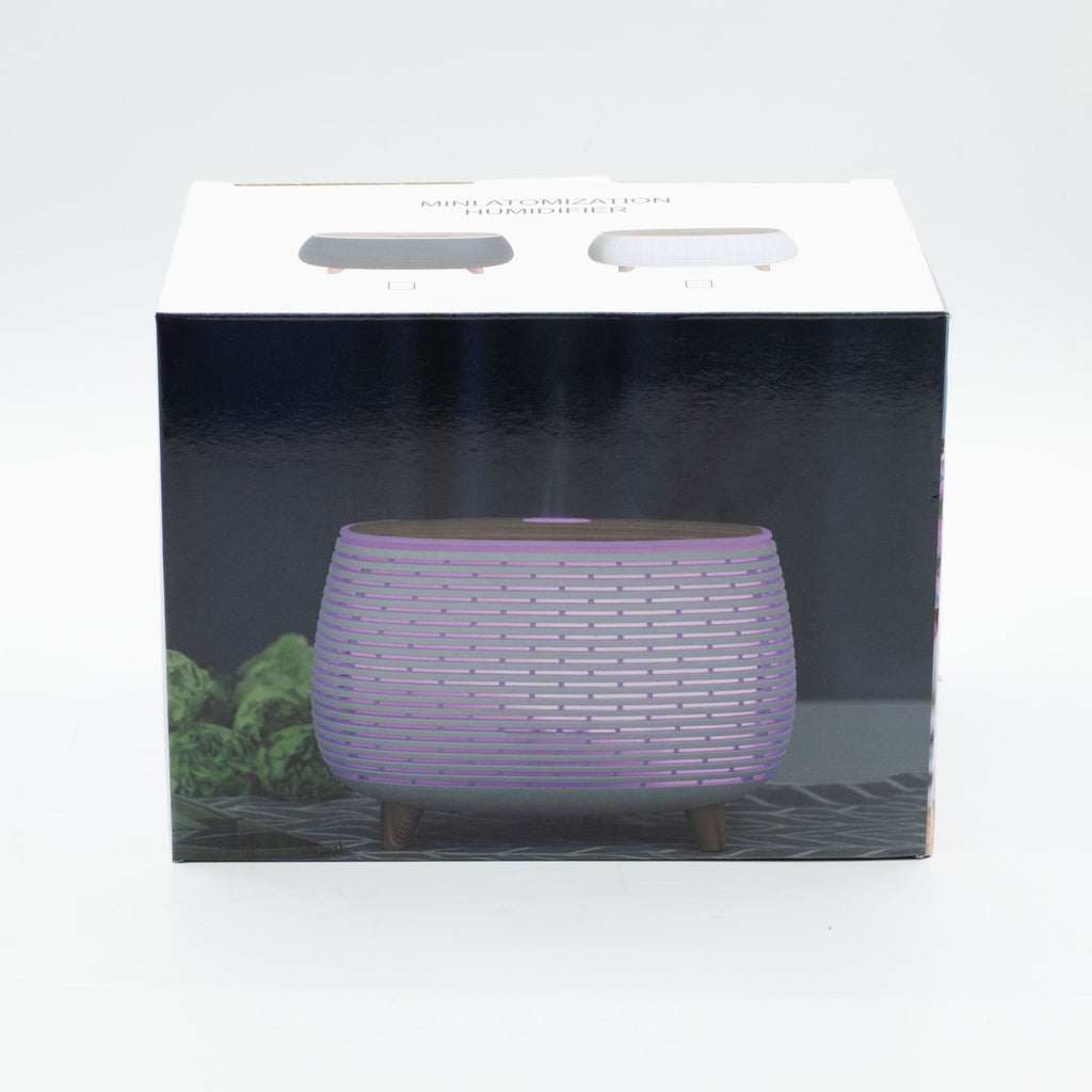 Futuristic Ribbed Aroma Diffuser with Colour-Changing Light – view 5