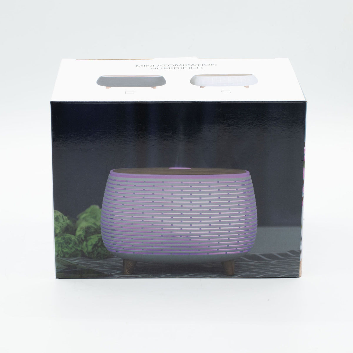 Futuristic Ribbed Aroma Diffuser with Colour-Changing Light – view 5