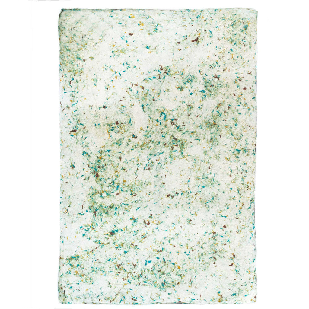 Lokta Wrapping Paper 51x76cm, Green Cotton, Pack of 5 – view 6