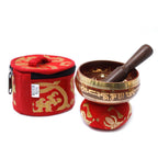 Mini Singing Bowl Gift Set - Red Pouch – view 7