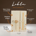 Lokta Pressed Flower Notebook – Mini, 40 Leaves