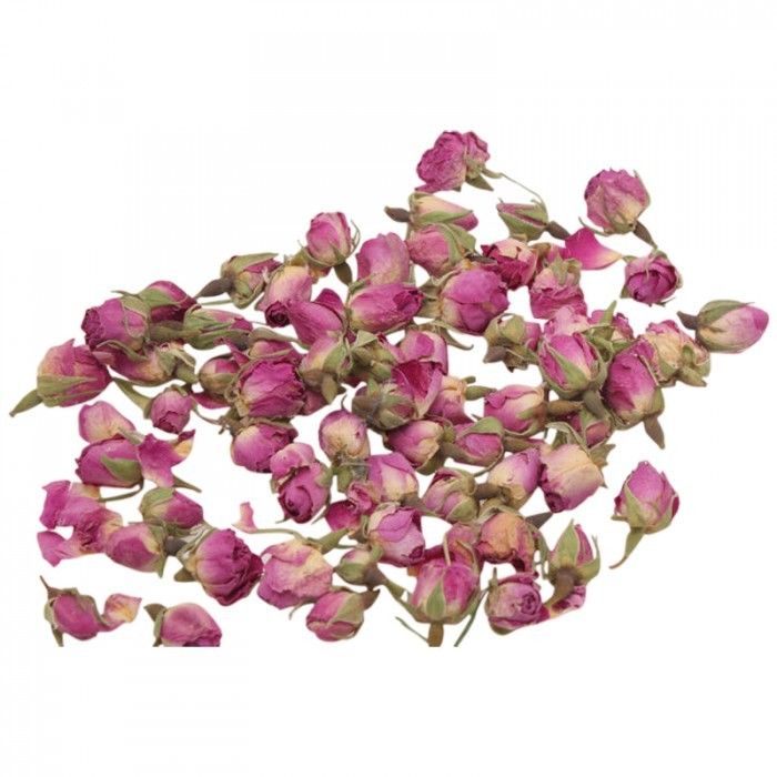 Dried Pink Rose Buds, 500g Bag