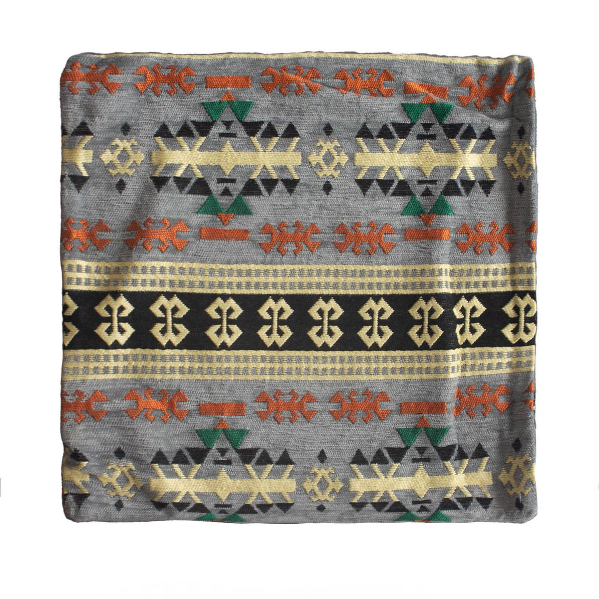 Kilim Cushion Cover - Charcoal – view 3