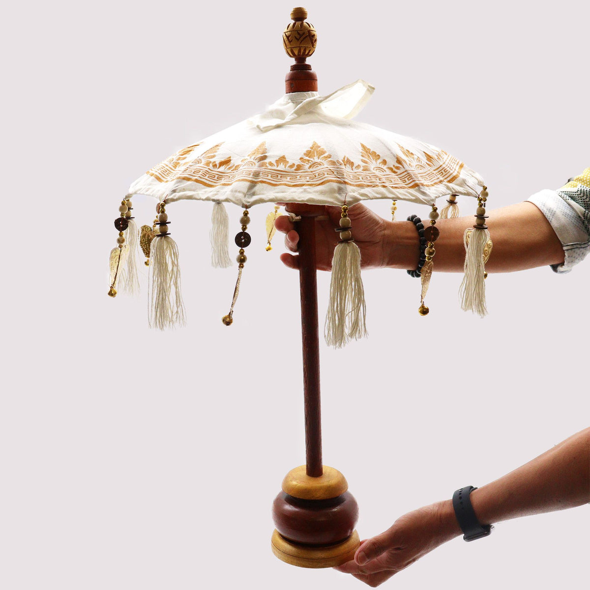 Bali Home Decor Parasol - Gold - 40 cm – view 6