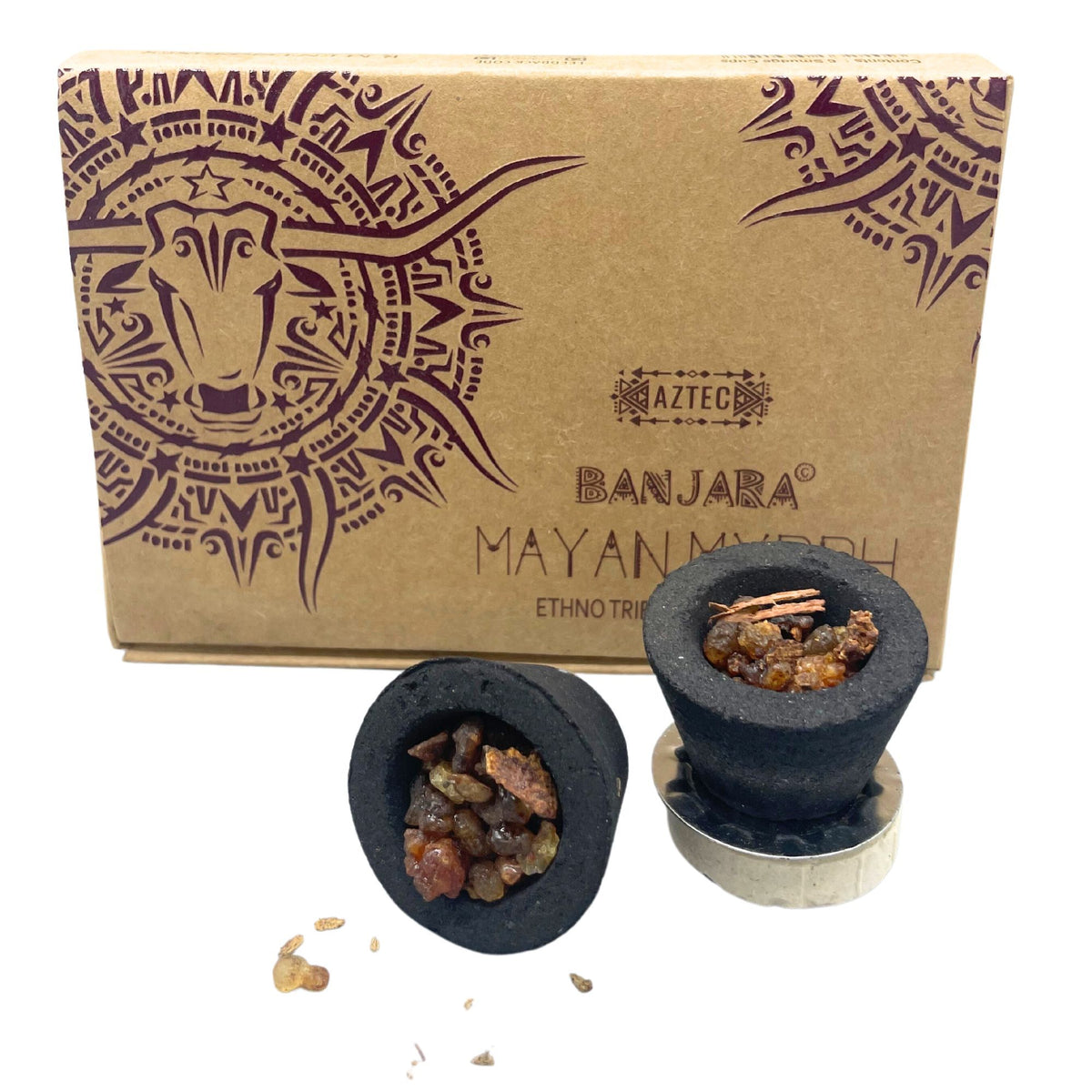Banjara Resin Cups - Myrrh, Set of 6