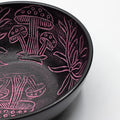 Aluminium Singing Bowl - Magic Mushroom - Pink (20cm)