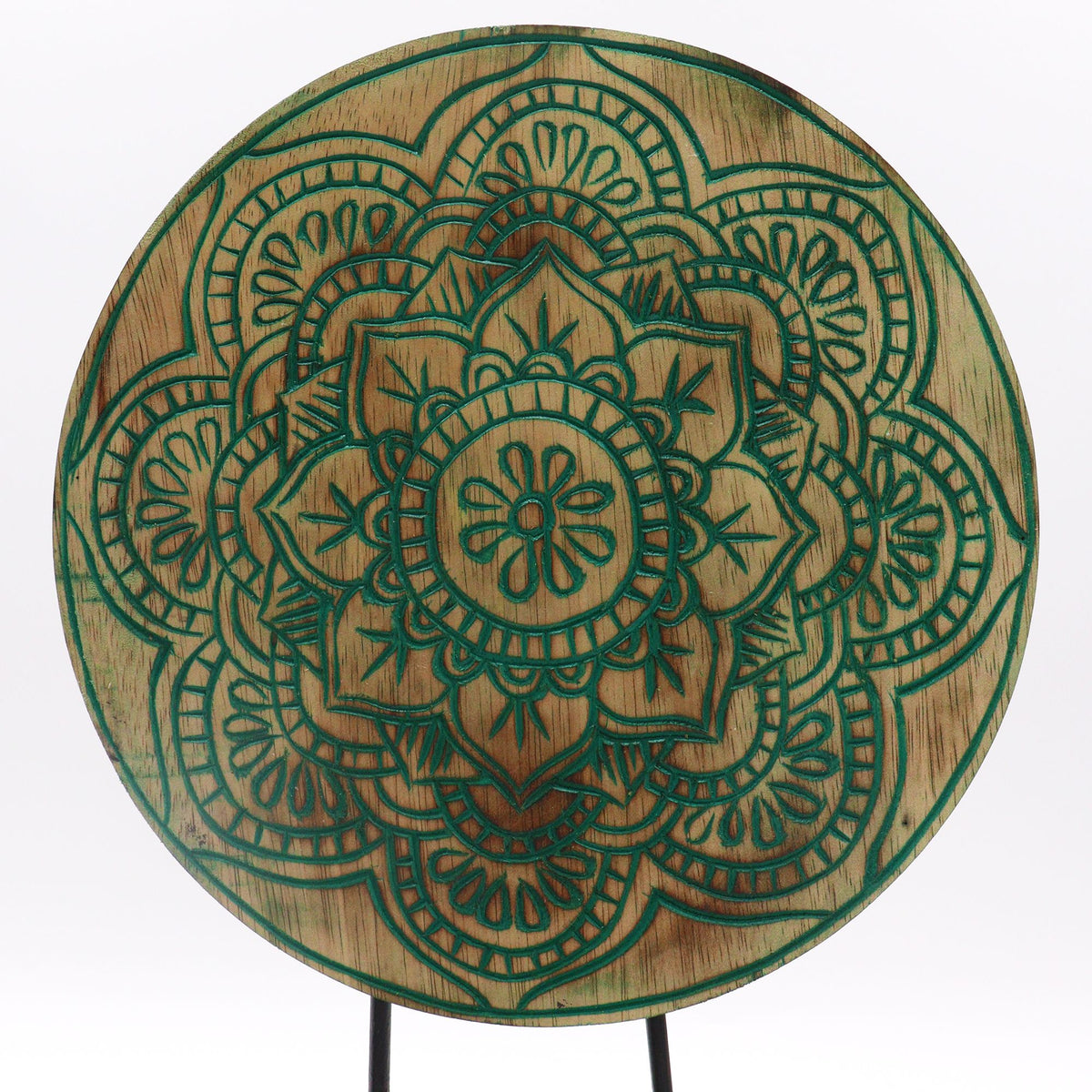 Buddha Feng Shui Set, Knot Mandala, Green Finish – view 5