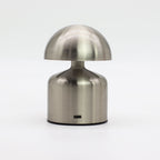 Touch Lamp, Silver Mushroom Dome, USB-C Rechargeable – view 5