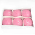 Large Pink Floating Candles - Pack of 3