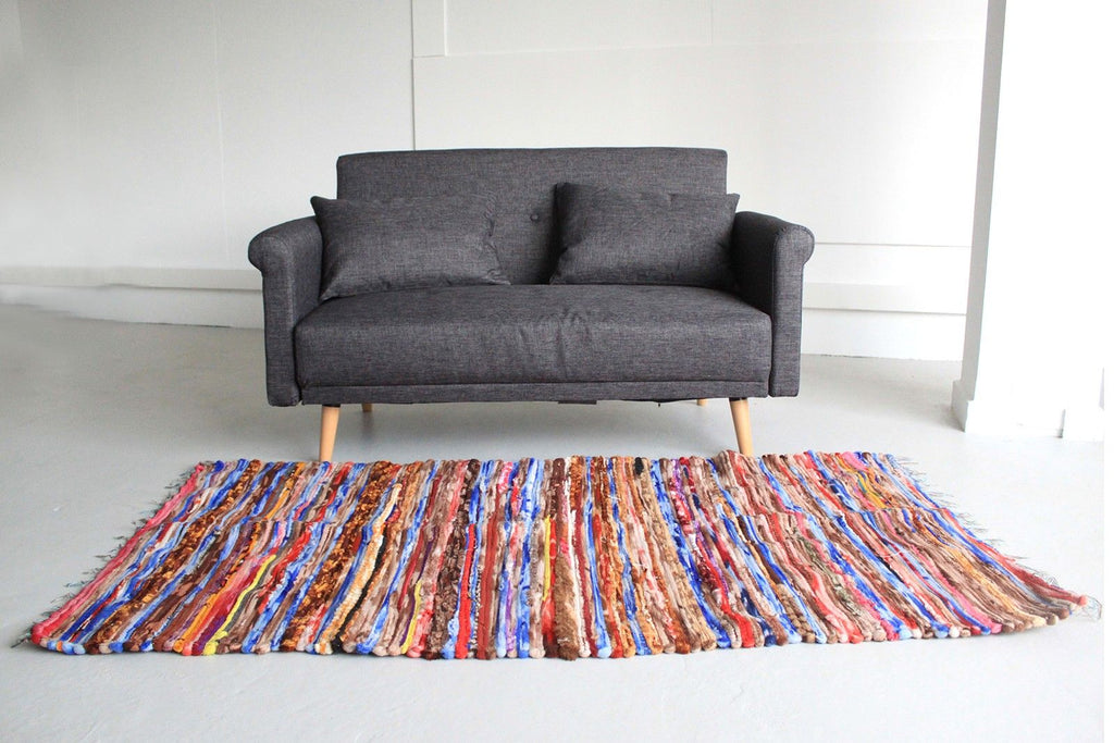 Large Velvet Rug - 105 x 185cm