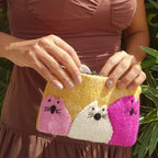 Felt Zipper Pouches Three Fat Cats Set of 3 – view 5