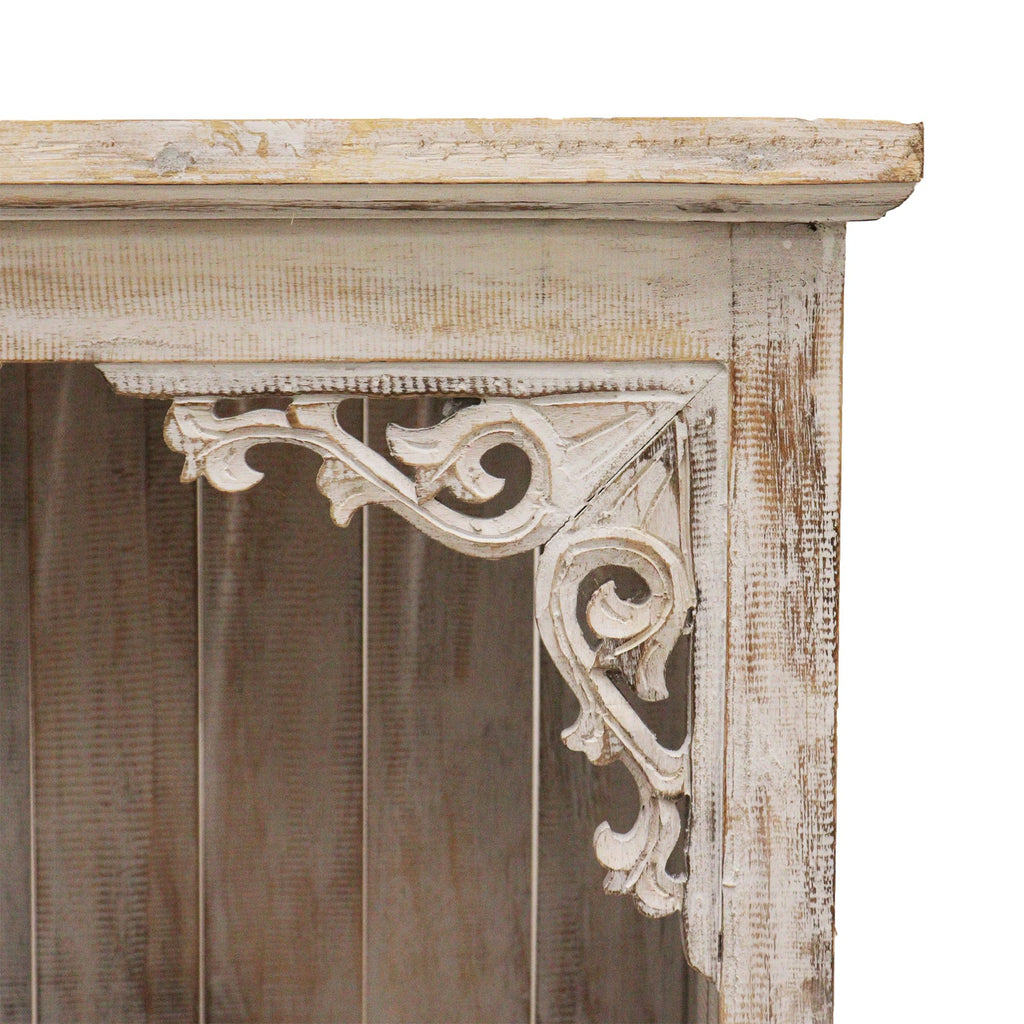 Albasia Wood Bathroom Cabinet - Whitewash, 120 x 66.7 cm – view 2