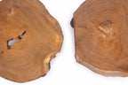 Large Teak Display Pad Stands, Set of 2 - 27 x 20 cm – view 3