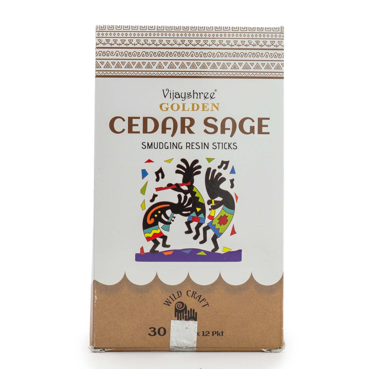 Golden Cedar Sage Smudging Resin Sticks - 30g Pack of 6 – view 2
