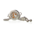 Cat and Flowers Aromatherapy Diffuser Bracelet Stainless Steel