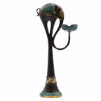 Brass Elephant Candle & Incense Holder – Large – view 2