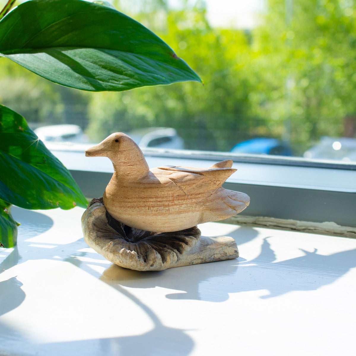 Parasite Wood Carving - Wild Duck Resting