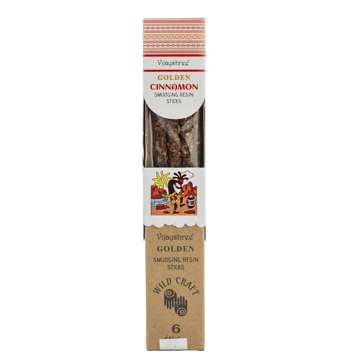 Golden Cinnamon Smudging Resin Sticks - 30g Pack of 6 – view 2