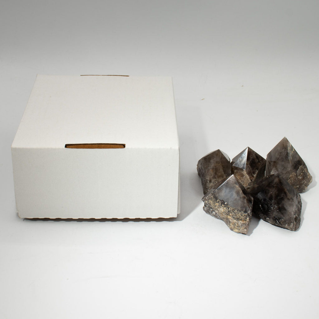 Smoky Quartz Top Polished Points, Pack of Approx 5-6 Pieces – view 6