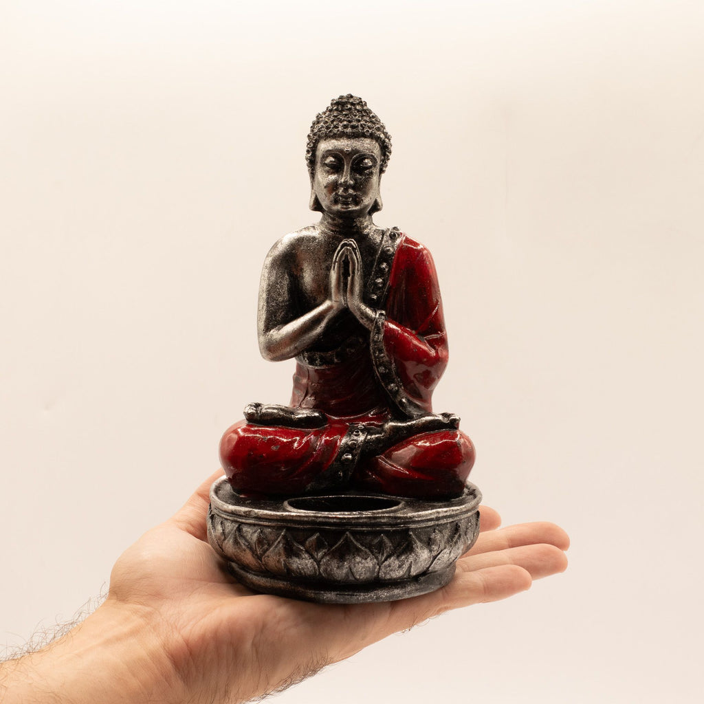 Red Buddha Candle Holder - Medium – view 6