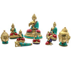 Brass Buddha Figure - Thinking - 6.5 cm – view 6