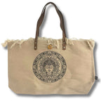 Natural Cotton Tote Bag with Leather Handle - Inspiration – view 5
