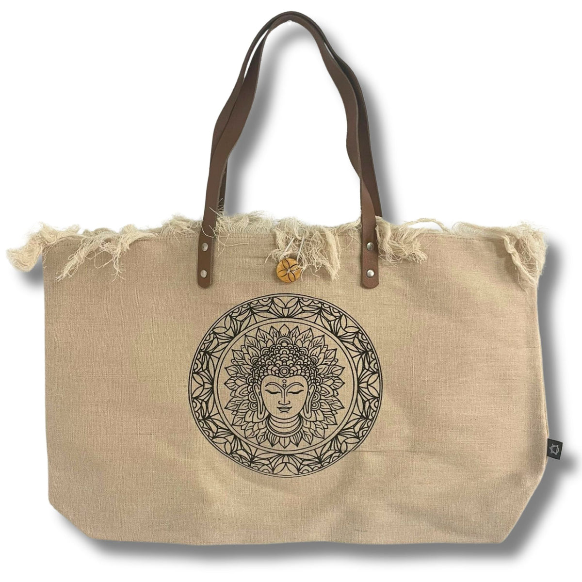Natural Cotton Tote Bag with Leather Handle - Inspiration – view 5