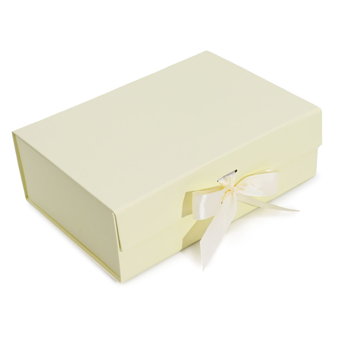 Flat Pack Gift Box Large 28.2x20.2x9.2cm Ivory