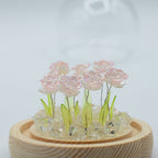 Floral Glow Dome - 10 Pink Roses, LED USB – view 4