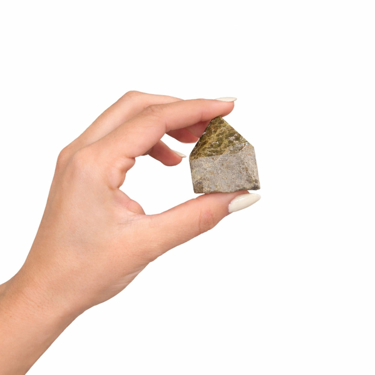 Epidote A Grade Top Polished Gemstone Point, pack of 5-6 pieces – view 2