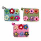 Felt Zipper Pouches Six Flowers Set of 3 – view 6