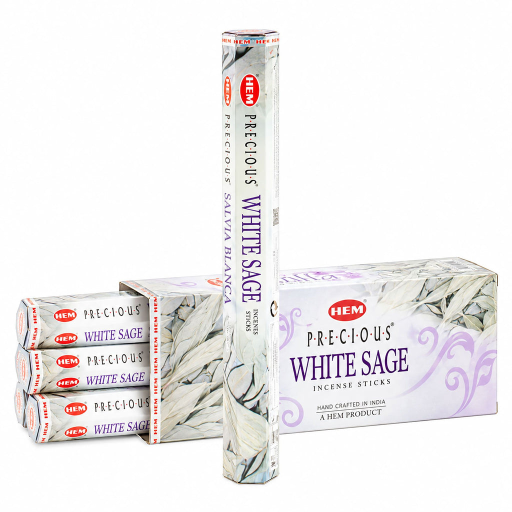 HEM Precious White Sage Hexagonal Incense Sticks
