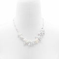White Jasper Longstone Gemstone Necklace