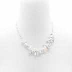 White Jasper Longstone Gemstone Necklace