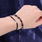 Scorpio Zodiac Crystal Candle with Gemstone Bracelet – view 3