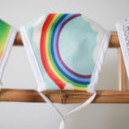 Reusable Rainbow Print Face Covering for Children – view 2